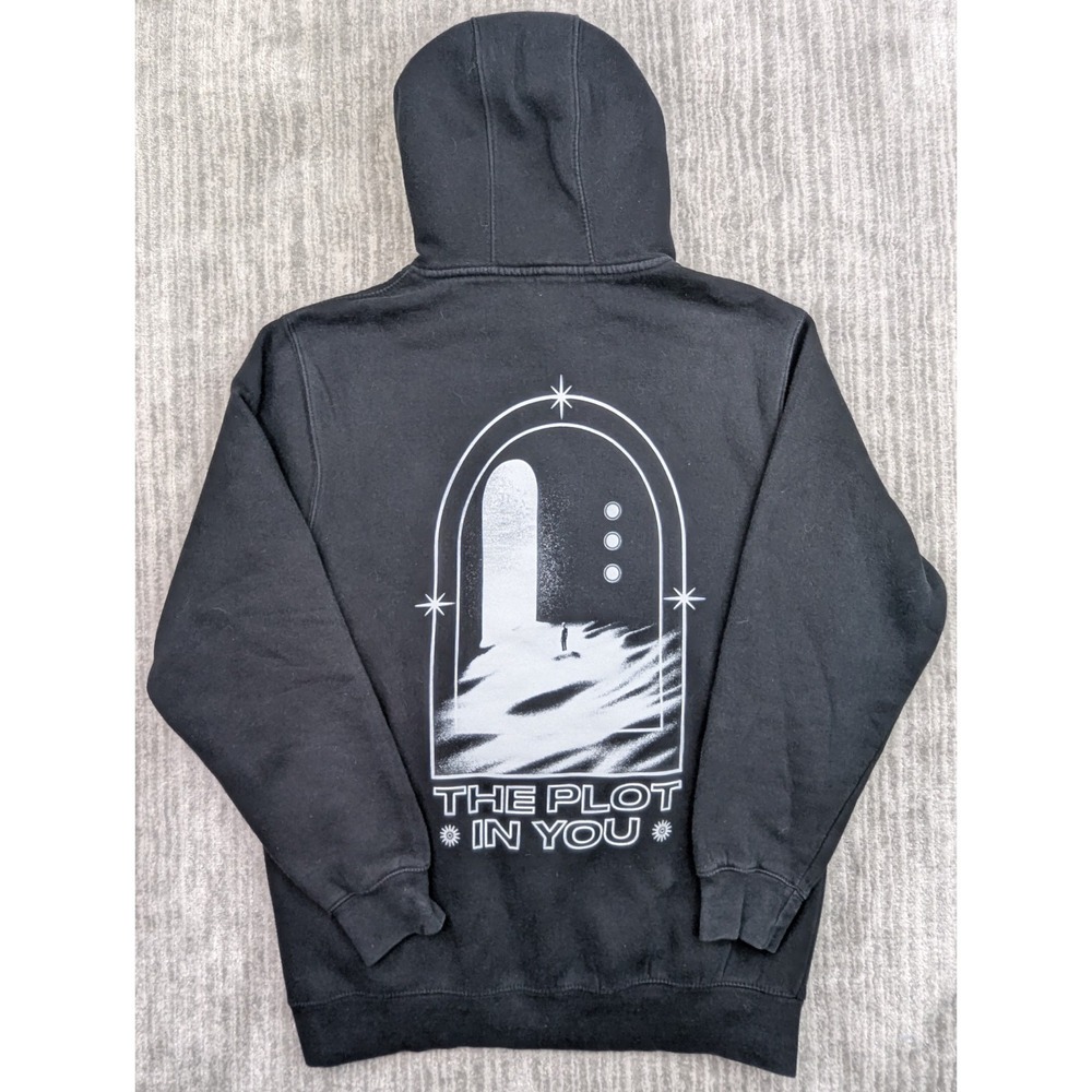 The Plot In You Hoodie Mens Medium Black Metalcore Band TPIY Lane Seven S19001